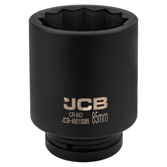 Головка торцевая ударная глубокая 1" 85 мм (12-гранная) JCB Tools JCB-48810085
