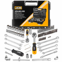 Набор инструментов 82 пр. 1/4", 3/8" (6-гр.) (4-22 мм) JCB Tools JCB-4821-5DS