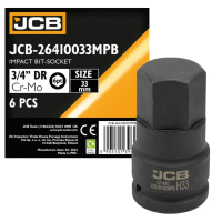Impact socket HEX 3/4" 33 mm JCB Tools JCB-26410033MPB