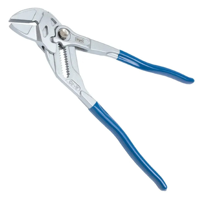 Adjustable pliers with locking button and flat parallel grip Scheppach SCH-613Q250