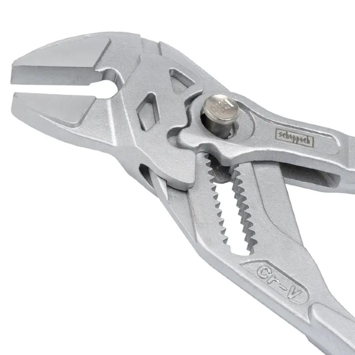 Adjustable pliers with locking button and flat parallel grip Scheppach SCH-613Q250