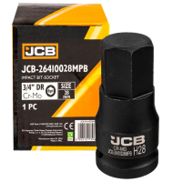 Головка-бита ударная HEX 3/4" 28 мм JCB Tools JCB-26410028MPB