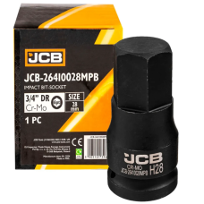 Impact socket HEX 3/4" 28 mm JCB Tools JCB-26410028MPB