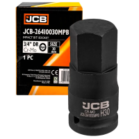 Impact socket HEX 3/4" 30 mm JCB Tools JCB-26410030MPB