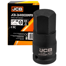 Головка-біта ударна HEX 3/4" 30 мм JCB Tools JCB-26410030MPB
