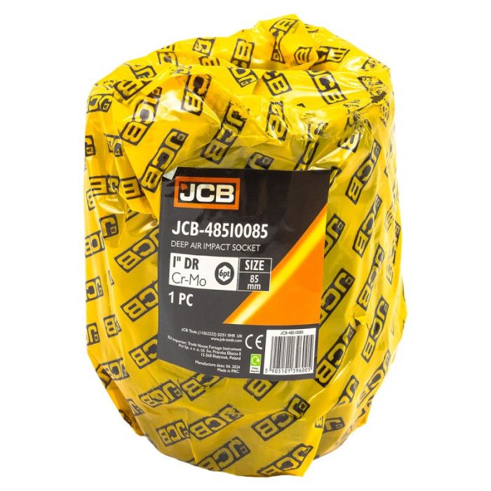 Головка торцевая ударная глубокая 1" 85 мм (6-гр.) JCB Tools JCB-48510085