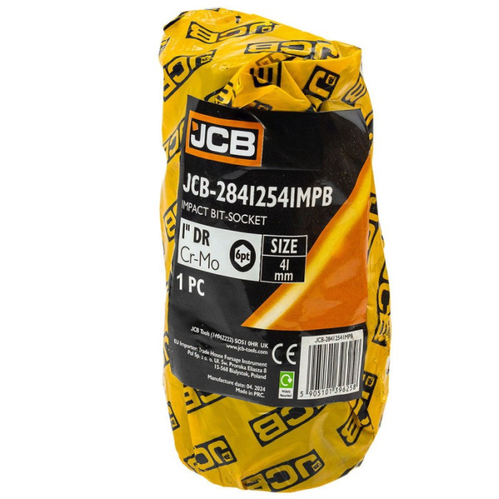 Головка-біта ударна HEX 1" 41 мм JCB Tools JCB-28412541MPB