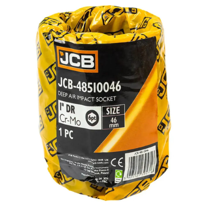 Головка торцева ударна глибока 1" 46 мм (6-гр.) JCB Tools JCB-48510046