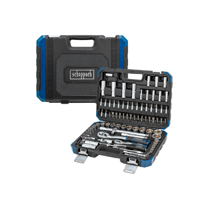 Combination tool set 94 pcs. 1/2", 1/4" (6-gr.) (4-32 mm) Scheppach SCH-4941-5