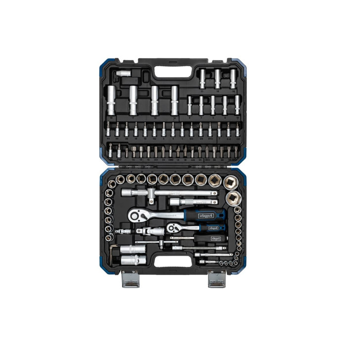 Combination tool set 94 pcs. 1/2", 1/4" (6-gr.) (4-32 mm) Scheppach SCH-4941-5