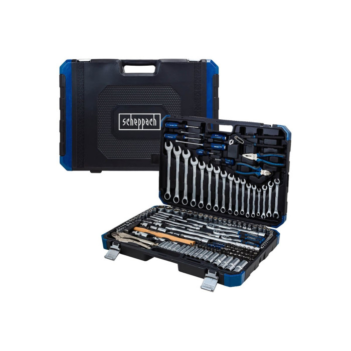 Tool set 180 pcs. 1/4", 3/8", 1/2" Scheppach SCH-41802-5