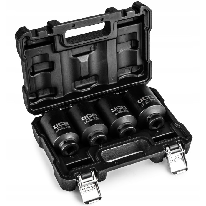 набор головок ударных глубоких 4 ед. 1/2" (6-гр.) (34, 36, 38, 41 мм) JCB Tools JCB-4045-5MPB