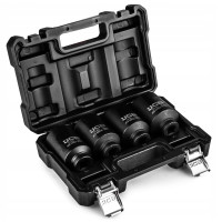 Set of deep impact sockets 4 pcs. 1/2" (12-gr.) (34, 36, 38, 41 mm) JCB Tools JCB-4045-9MPB
