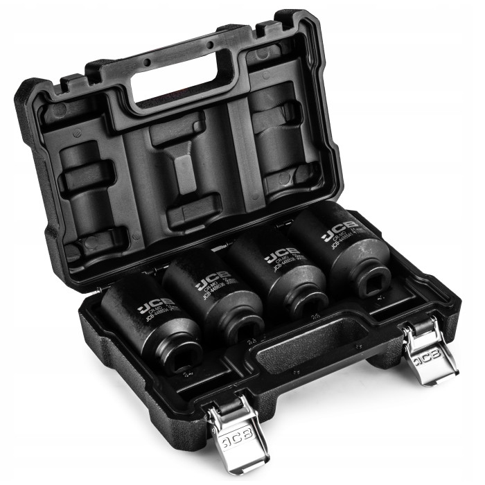 набор головок ударных глубоких 4 ед. 1/2" (12-гр.) (34, 36, 38, 41 мм) JCB Tools JCB-4045-9MPB