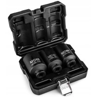 Impact socket set 3 pcs. 1/2" (12-gr.) (34, 36, 41 mm) JCB Tools JCB-4035-9MPB