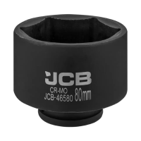 Гoлoвкa тopцeвa удapнa 3/4" 80 мм (6-гранна) JCB Tools JCB-46580