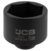 Головка торцевая ударная глубокая 3/4" 76 мм (6-гранная) JCB Tools JCB-46510076