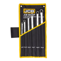 Set of 6-piece straight extension wrenches in a case (8-21 mm) JCB Tools JCB-50622P