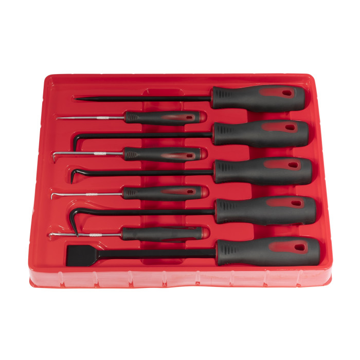 Set of scrapers and hooks (9 pcs.) QUATROS QS14122