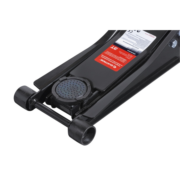 Hydraulic jack 3T low profile, double pump QUATROS QS19134A