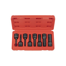 Set of impact sockets-bits HEX 1/2" (8 pcs.) QUATROS QS50008