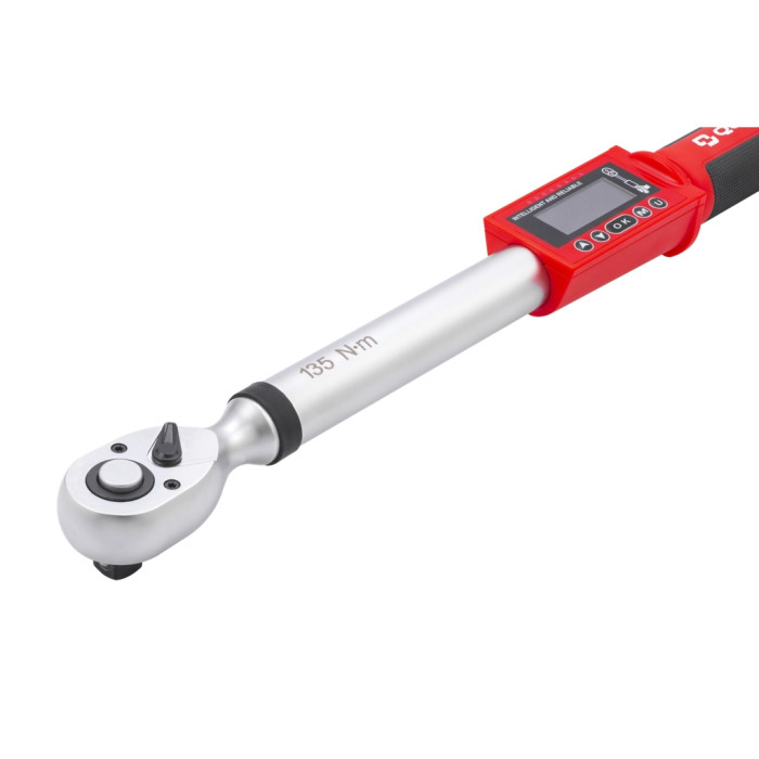 Динамометрический ключ цифровой 1/2" 6.8-135 Нм с измерением угла QUATROS QS56135