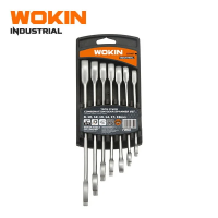 Set of combination wrenches with ratchet 7 pcs. WOKIN WK-151807