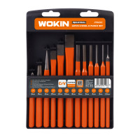 Set of chisels and punches 12 pcs. WOKIN WK-256212