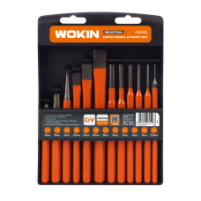Set of chisels and punches 12 pcs. WOKIN WK-256212