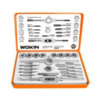 Set of taps and dies 20 pcs. WOKIN WK-334220