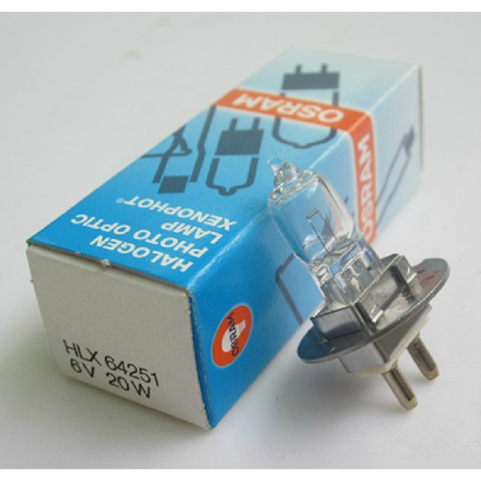 64251 OSRAM HLX галогенная лампа 20Вт 6В PG22