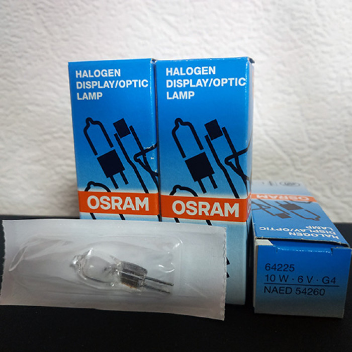 64225 OSRAM галогенна лампа 10W 6V G4