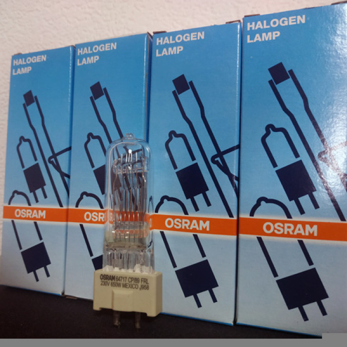 64717 Osram halogen lamp CP/89 FRL 650W 230/240V GY9.5