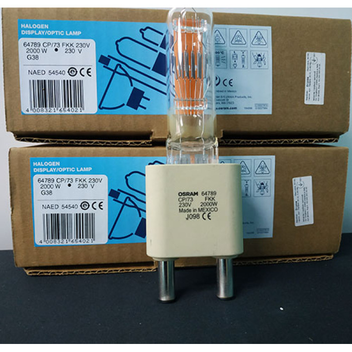 64789 OSRAM галогенная лампа CP/73 FKK 2000W 240V G38