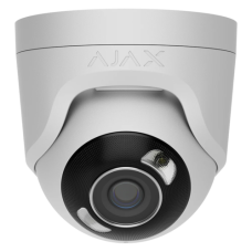 IP-видеокамера Ajax TurretCam HL (8 Мп/2,8 мм) белого цвета.