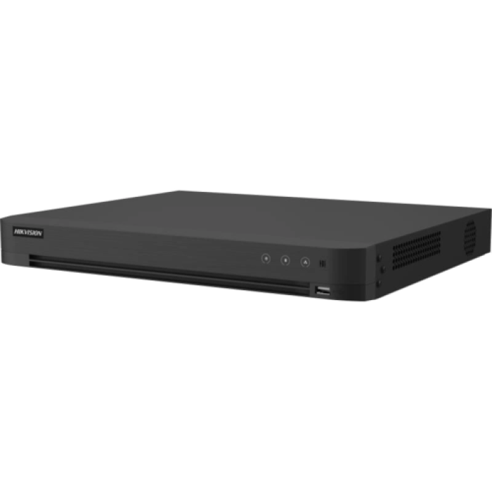 8-канальный 5-мегапиксельный видеорегистратор AcuSense 1U iDS-7208HUHI-M2/X от Hikvision (высота 1U)