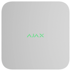 Видеорегистратор Ajax NVR DC (8 каналов) белого цвета