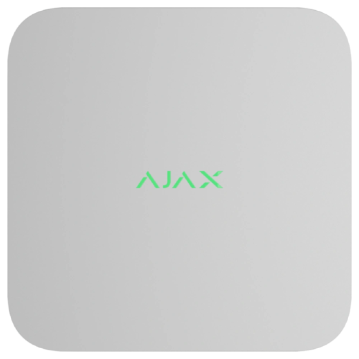 Видеорегистратор Ajax NVR DC (8 каналов) белого цвета