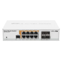 Управляемый PoE-коммутатор MikroTik CRS112-8P-4S-IN с 8 портами