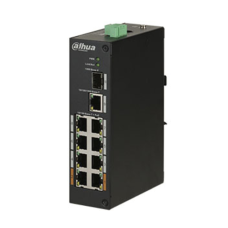 Коммутатор Dahua DH-PFS3110-8ET-96 POE с 8 портами, неуправляемый.
