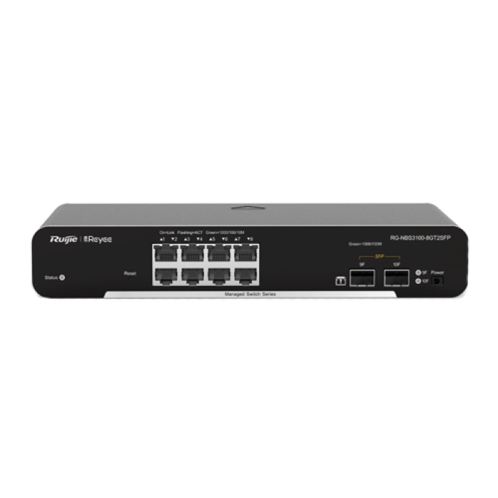 Управляемый 8-портовый коммутатор Ruijie RG-NBS3100-8GT2SFP L2