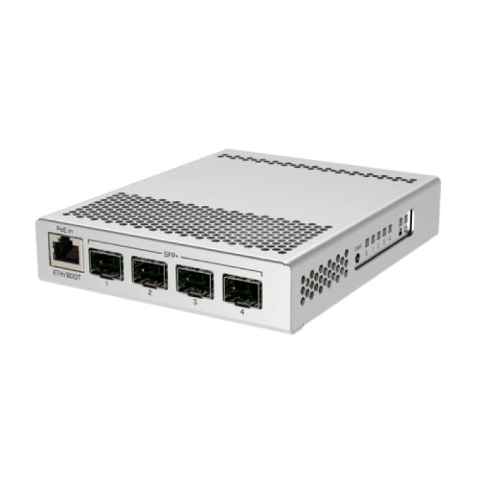 Управляемый 5-портовый коммутатор MikroTik CRS305-1G-4S+IN