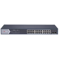 Управляемый PoE-коммутатор Hikvision DS-3E1526P-SI на 24 порта.