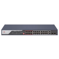 Коммутатор Hikvision DS-3E0326P-E(C) PoE, 28 портов, неуправляемый.