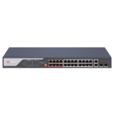 Коммутатор Hikvision DS-3E0326P-E(C) PoE, 28 портов, неуправляемый.