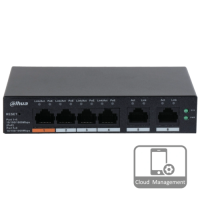 Управляемый PoE-коммутатор Dahua DH-CS4006-4GT-60 с 6 портами