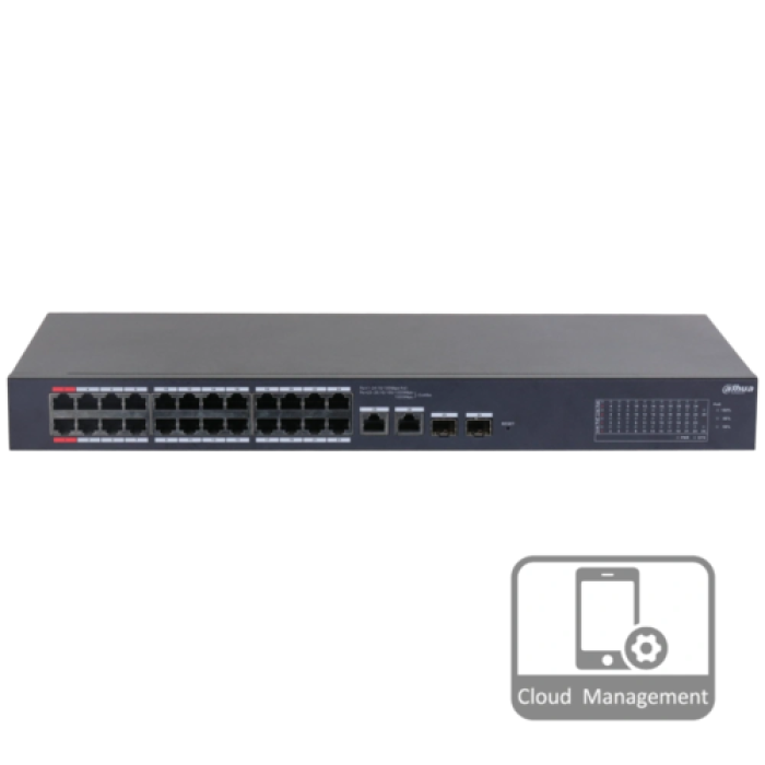 Управляемый PoE-коммутатор Dahua DH-CS4226-24ET-375 на 28 портов