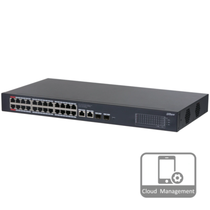 Управляемый PoE-коммутатор Dahua DH-CS4228-24GT-240 с 26 портами