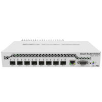 Управляемый 8-портовый коммутатор MikroTik CRS309-1G-8S+IN 10G SFP+ с SFP+ портами