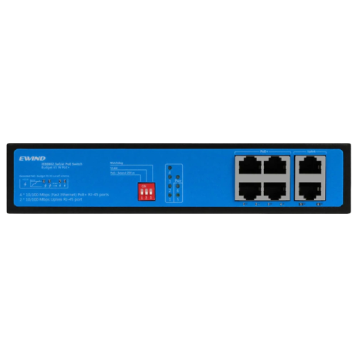 Ewind EW-S1906CF-AP POE Комутатор 6 портів некерований